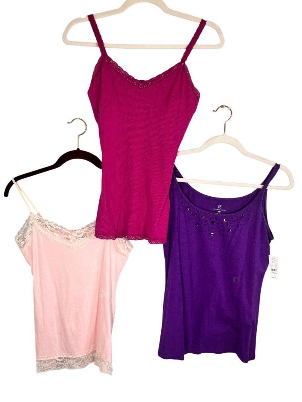 Colorful Beaded Tank Top M Y2K Retro Festival‎ Western Classic Chic Preppy 80s